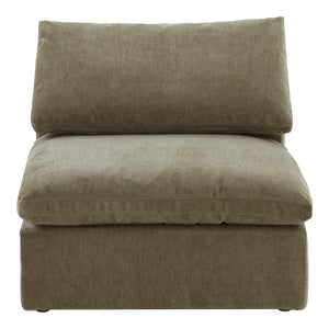 Moe's Home Terra Slipper Chair Performance Fabric Desert Sage YJ-1013-16