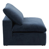Moe's Home Terra Slipper Chair Performance Fabric Nocturnal Sky YJ-1013-46