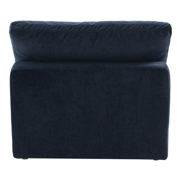 Moe's Home Terra Slipper Chair Performance Fabric Nocturnal Sky YJ-1013-46