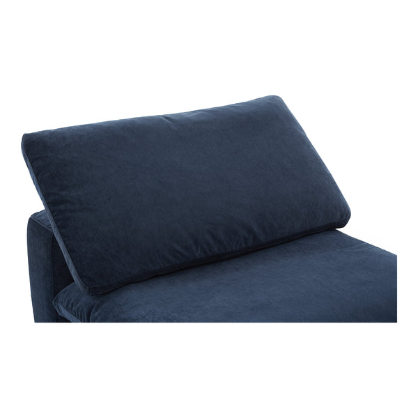 Moe's Home Terra Slipper Chair Performance Fabric Nocturnal Sky YJ-1013-46