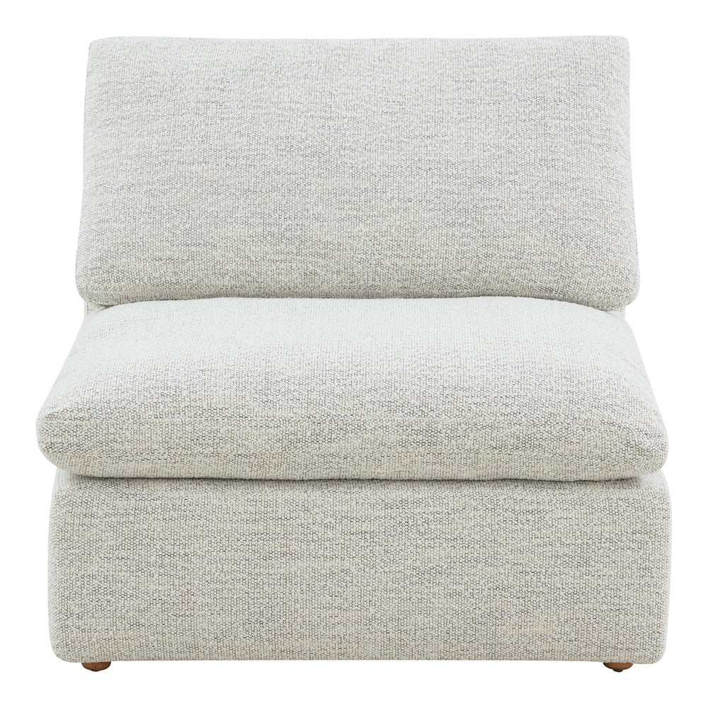 Moe's Home Terra Condo Slipper Chair Performance Fabric Coastside Sand YJ-1013-49