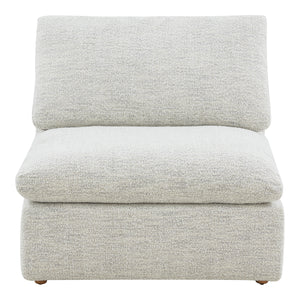 Moe's Home Terra Condo Slipper Chair Performance Fabric Coastside Sand YJ-1013-49