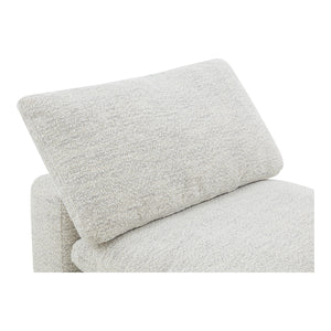 Moe's Home Terra Condo Slipper Chair Performance Fabric Coastside Sand YJ-1013-49