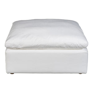 Moe's Home Terra Condo Ottoman Livesmart Fabric Cream