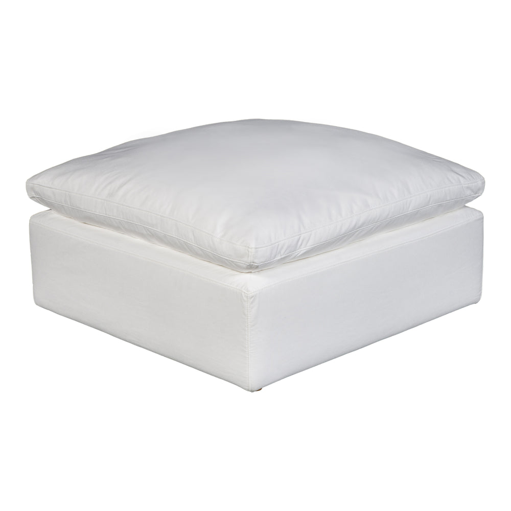 Moe's Home Terra Condo Ottoman Livesmart Fabric Cream