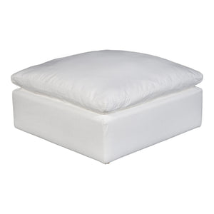 Moe's Home Terra Condo Ottoman Livesmart Fabric Cream