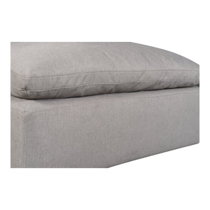 Moe's Home Terra Condo Ottoman Livesmart Fabric Light Grey