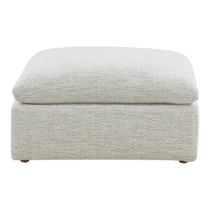 Moe's Home Terra Condo Ottoman Performance Fabric Coastside Sand YJ-1014-49