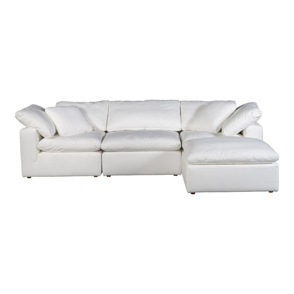 Moe's Home Terra Condo Lounge Modular Sectional Livesmart Fabric Cream