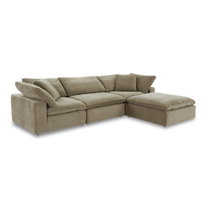 Moe's Home Terra Lounge Modular Sectional Performance Fabric Desert Sage YJ-1015-16