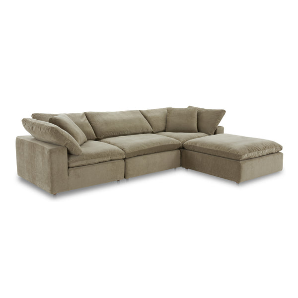 Moe's Home Terra Lounge Modular Sectional Performance Fabric Desert Sage YJ-1015-16