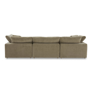 Moe's Home Terra Lounge Modular Sectional Performance Fabric Desert Sage YJ-1015-16