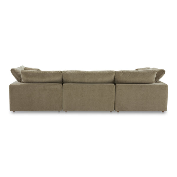 Moe's Home Terra Lounge Modular Sectional Performance Fabric Desert Sage YJ-1015-16