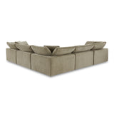 Moe's Home Terra Classic L Modular Sectional Performance Fabric Desert Sage YJ-1017-16