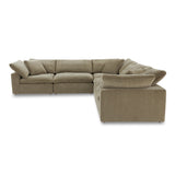 Moe's Home Terra Classic L Modular Sectional Performance Fabric Desert Sage YJ-1017-16