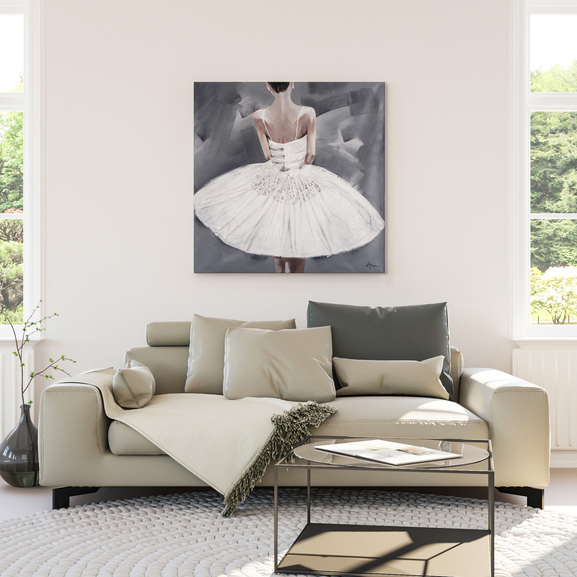 Yosemite Home Decor Ballerina Painting - Thumbnail 3