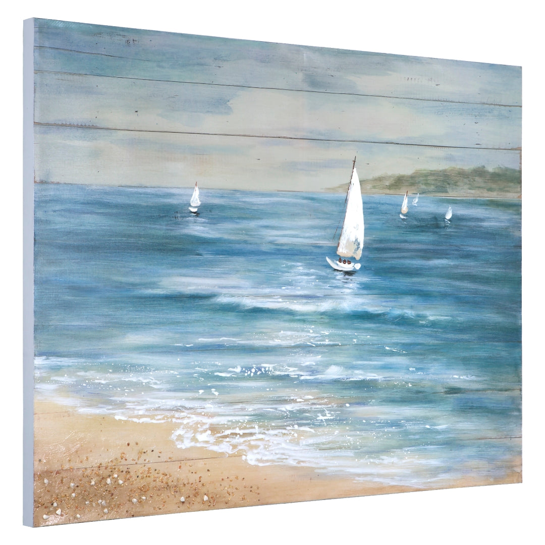 Yosemite Home Decor Sailboat Serenity Painting - Thumbnail 2