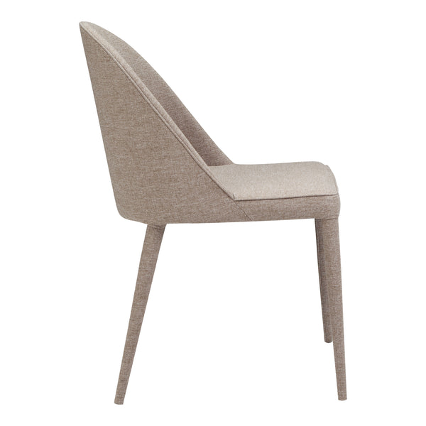 Moe's Home Burton Fabric Dining Chair Beige