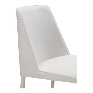 Moe's Home Nora Fabric Dining Chair Light Grey-M2
