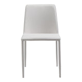 Moe's Home Nora Fabric Dining Chair Light Grey-M2