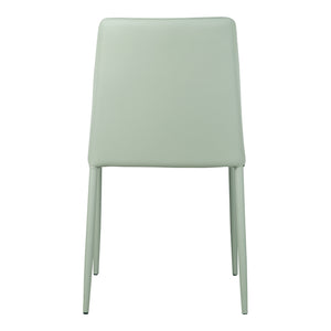 Nora Dining Chair Green Mineral Vegan Leather-Set Of Two