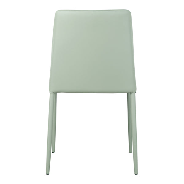 Nora Dining Chair Green Mineral Vegan Leather-Set Of Two