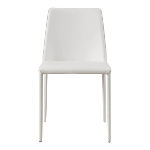 Nora Pu Dining Chair White-Set Of Two
