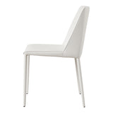Nora Pu Dining Chair White-Set Of Two