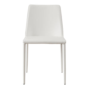 Nora Pu Dining Chair White-Set Of Two