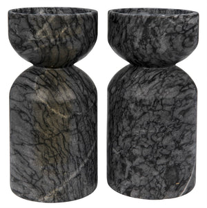 Noir Elias Decorative Candle Holder YT0717-11BL