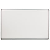 English Elm EE2999 Contemporary Commercial Grade Porcelain Marker Board White EEV-17394