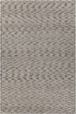 Chandra Rugs Yvonne 65% Wool + 25% Viscose + 10% Cotton Hand-Woven Contemporary Rug White/Black 9' x 13'