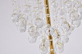 Bethel Gold Table Lamp in Metal & Crystal