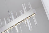 Bethel Chrome LED Chandelier in Stainless Steel & Crystal