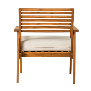 Walker Edison Zander Modern/Contemporary Modern Outdoor Zander Club Chair ZAN2MBRB