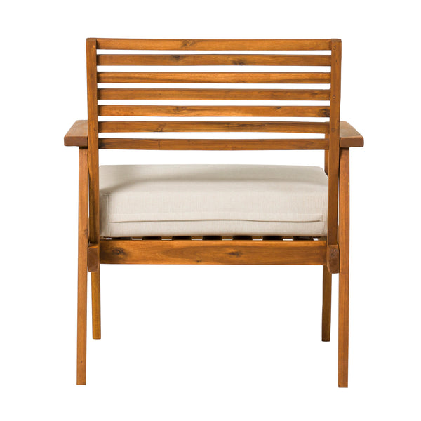 Walker Edison Zander Modern/Contemporary Modern Outdoor Zander Club Chair ZAN2MBRB