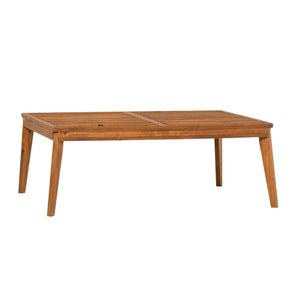 Walker Edison Zander Modern/Contemporary Modern Outdoor Zander Coffee Table ZAN8LBR