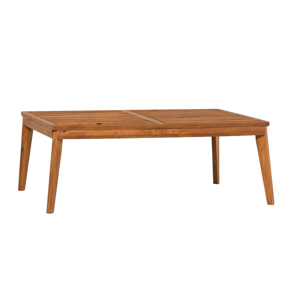 Walker Edison Zander Modern/Contemporary Modern Outdoor Zander Coffee Table ZAN8LBR