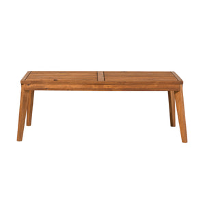 Walker Edison Zander Modern/Contemporary Modern Outdoor Zander Coffee Table ZAN8LBR