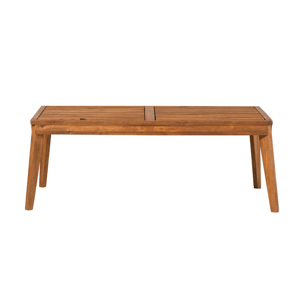 Walker Edison Zander Modern/Contemporary Modern Outdoor Zander Coffee Table ZAN8LBR