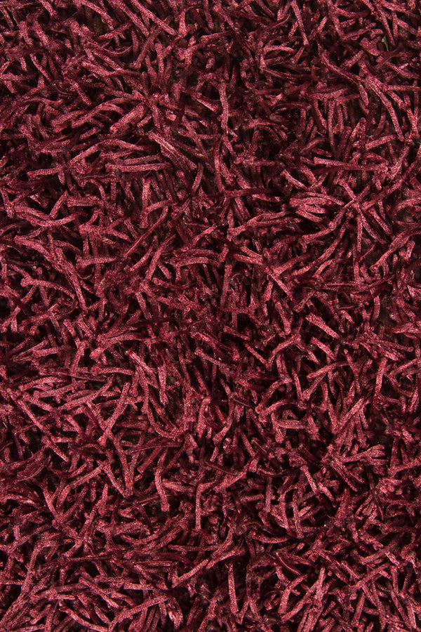 Chandra Rugs Zara 100% Polyester Hand-Woven Contemporary Rug Plum 9' x 13'