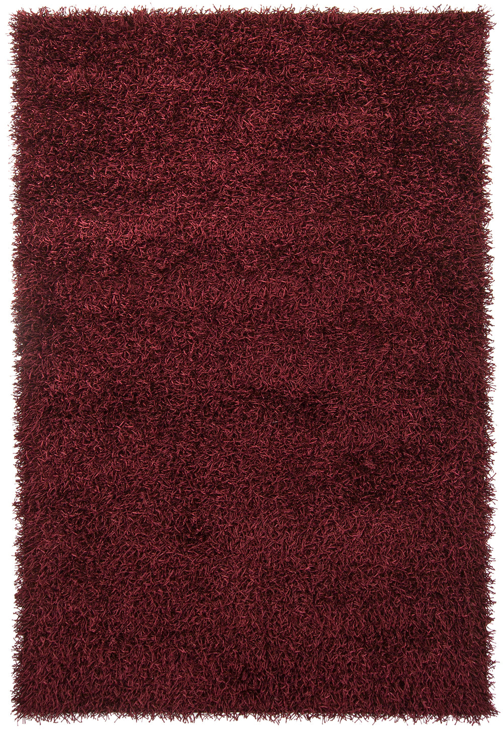 Chandra Rugs Zara 100% Polyester Hand-Woven Contemporary Rug Plum 9' x 13'