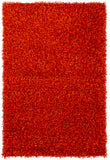 Chandra Rugs Zara 100% Polyester Hand-Woven Contemporary Rug Red/Orange 9' x 13'