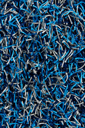 Chandra Rugs Zara 100% Polyester Hand-Woven Contemporary Rug Navy/Blue/Grey 9' x 13'