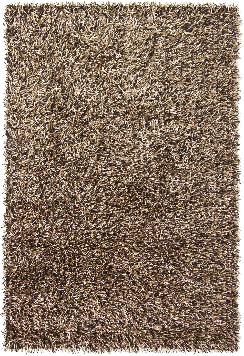 Chandra Rugs Zara 100% Polyester Hand-Woven Contemporary Rug Black/Cream/Olive 9' x 13'