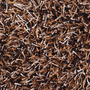 Chandra Rugs Zara 100% Polyester Hand-Woven Contemporary Rug Brown/Plum/Ivory 9' x 13'