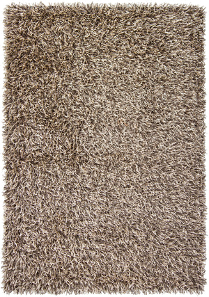 Chandra Rugs Zara 100% Polyester Hand-Woven Contemporary Rug Grey/Cream 9' x 13'