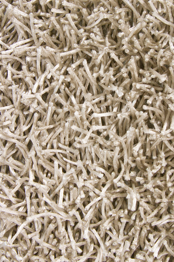 Chandra Rugs Zara 100% Polyester Hand-Woven Contemporary Rug Silver 9' x 13'