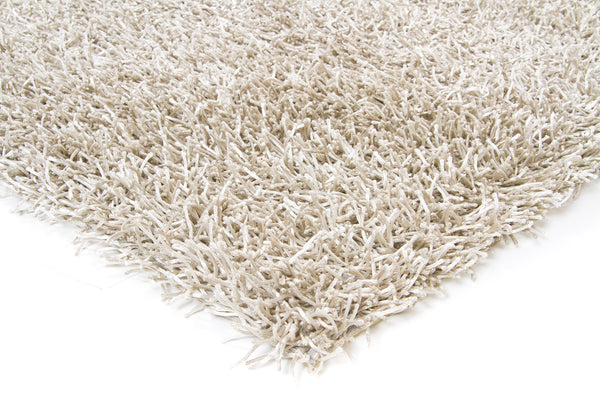 Chandra Rugs Zara 100% Polyester Hand-Woven Contemporary Rug Silver 9' x 13'