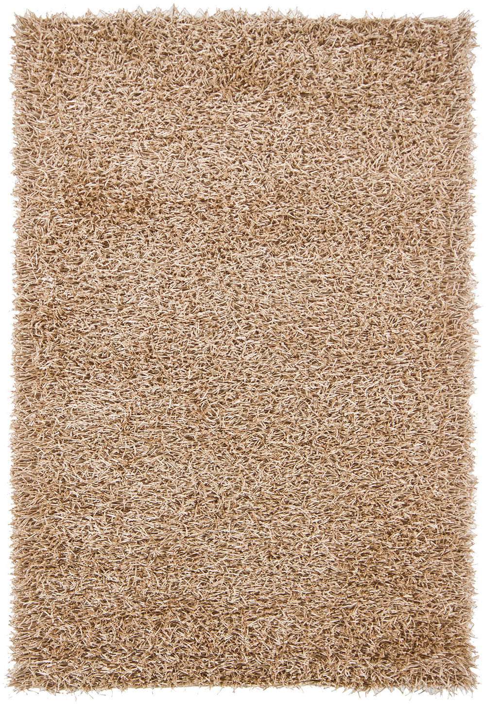 Chandra Rugs Zara 100% Polyester Hand-Woven Contemporary Rug Light Tan 9' x 13'
